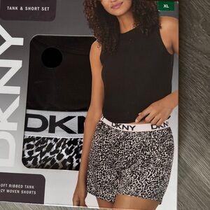 DKNY Black and White Women's Shorts